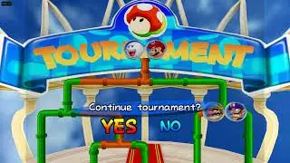 Dolphin Netplay - Mario Power Tennis co-op tournament