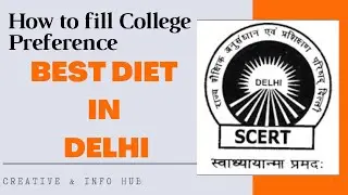 Delhi DIET Admission Process | Deled DIET college preference | Best DIET | #deled