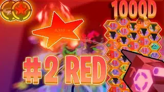 I got 100qd honey all time as a red hive | Bee Swarm Simulator