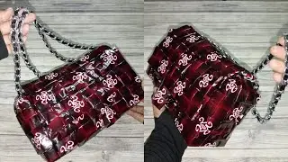 Tanpa jahit ! Tanpa resleting ! Tas bahu dari bungkus kopi