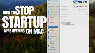 How to Stop Startup Apps From mac os 