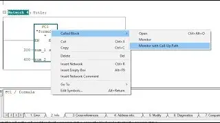 Simatic Step 7 - Debug - debugging the program