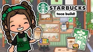 Building a STARBUCKS In My DREAM Roleplay World In Toca Boca World!