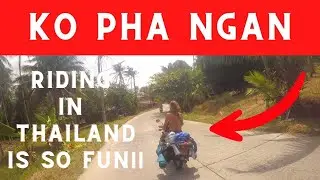 Moped Ride To Haad Khom Ko Pha Ngan In Thailand