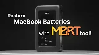 MBRT - Diagnose & Revive Deeply Discharged MacBook Batteries in 15 min ⚡
