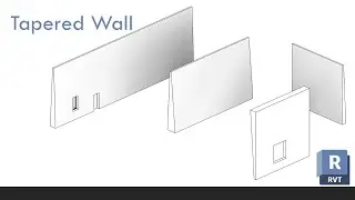 Tapered Wall in Revit