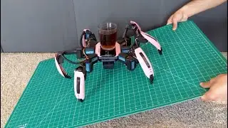 SPIDER Robot with crazy moviments! Robô aranha usa o sensor de estabilidade do celular, TOP DEMAIS
