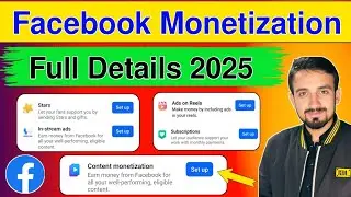 Facebook Monetization in 2025 | Facebook Content Monetization | Facebook Earnings