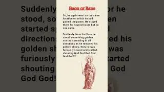English story - Boon or Bane 2 | short story in english | Intresting story in English