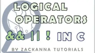 16. Logical Operators in C