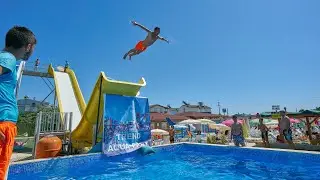 Banana Jump Water Slide at Trend Aqua Park