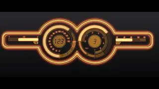 Engage Car HUD Motion Graphic Video Clip.