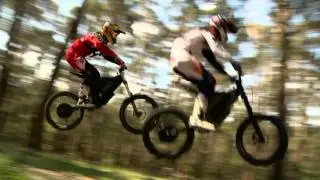 Stealth Electric Bikes - Single track mind on the H-52.