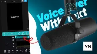 How to Make Voice Over + Text Subtitles/Caption Video in VN App | Video Editing Tutorial