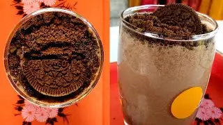 OREO MILKSHAKE - ONLY WITH 2 INGREDIENTS | OREO MILKSHAKE WITHOUT ICECREAM AND CHOCOLATE SYRUP