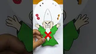 Crawly Gnome Paper Eye Changer Game DIY Cool Paper Crafts #crawly #game #paper crafts