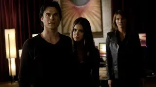 TVD 2x10 - Elijah kills the vampires that would take Elena to Klaus and leaves | Delena Scenes HD