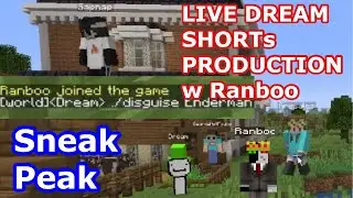 Ranboo RECORDS A DREAM SHORT LIVE with Dream, George, Sapnap, BBH (Weird, Funny, SPOILERS) Minecraft