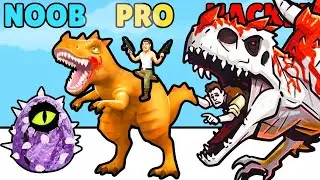 NOOB vs PRO vs HACKER in Dino Army
