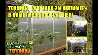 АРОЧНАЯ ТЕПЛИЦА ШИРИНА 2 МЕТРА. ОПТИМАЛЬНОЕ РЕШЕНИЕ ДЛЯ МАЛЕНЬКИХ УЧАСТКОВ!