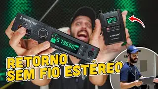 RETORNO SEM FIO STEREO COM ESTOQUE NO BRASIL!