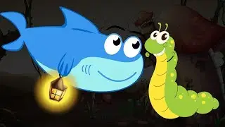 Baby Shark found a treasure map and went looking for treasure with friends