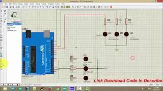 How to Make Traffic Light in Arduino - Simulation in Proteus