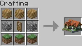 Crafting Structures MOD in Minecraft PE
