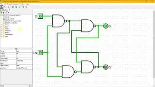 Pengujian Rangkaian Latch Logisim & Tinkercad