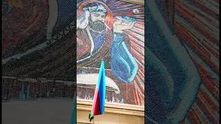 Мозаика на здании Бакинского Славянского Университета #история #баку #ссср