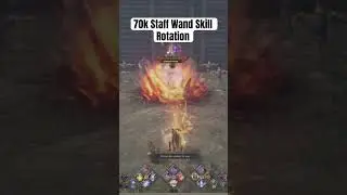 Staff snd Wand Dps Skill Rotation Part 2 Throne and Liberty 