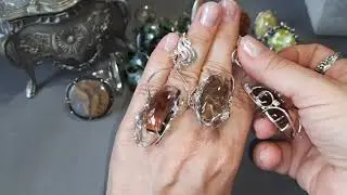 95. Серебряные украшения с натуральными камнями💎💍👍
