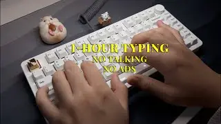 1 Hour of Thocky & Creamy Keyboard Typing | ASMR (no talking)