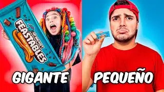 GIANT VS. SMALL FOOD CHALLENGE 🩷