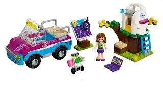 Lego Friends "Звёздное небо Оливии" Обзор + Распаковка| Укатилась деталька lego