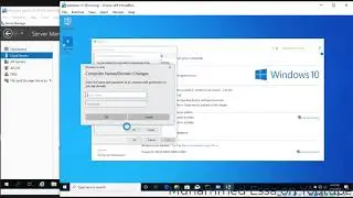 12   Microsoft  Windows Server 2019 | add client windows 10 to  Active Directory