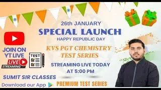 Happy Republic day 2023 | KVS PGT CHEMISTRY 2022 mock test announcement