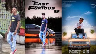 New cinematic movie poster design | PicsArt photo editor | Rj Editing
