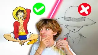 Comment BIEN dessiner Luffy !