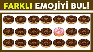 Gözlerin Garip Olan Emojiyi Bulabilecek Kadar İyi Mi?- Emoji Bulmaca
