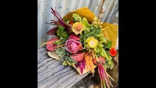 How to make a flower & vegetable bouquet