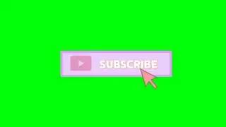 🌱GREEN SCREEN SUBSCRIBE BUTTON | 2020🌱