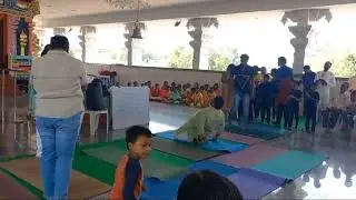 Sri Vasavi Kanyaka parameshwari temple Jagathgiri Gutta.. Hyderabad.. Yoga.. performance...