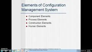 Elements of Software Configuration Management