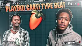 MAKING A PLAYBOI CARTI TYPE BEAT ON FL STUDIO 20 *STOCK PLUGINS ONLY*