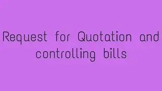How to create a request for quotation and control your bills in Odoo