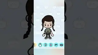 Let’s make Wednesday Adams character in Toca Boca #tocaboca #happytocagirlz