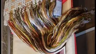 Why does the thread fluff up, thin out and break? Cross stitch.