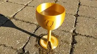 3D printed version of Pythagoras Cup (The Greedy Cup)