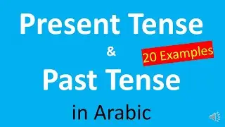 Present Tense vs  Past Tense in Arabic #learnarabic #arabicvocabulary #arabiclearning #arabic
